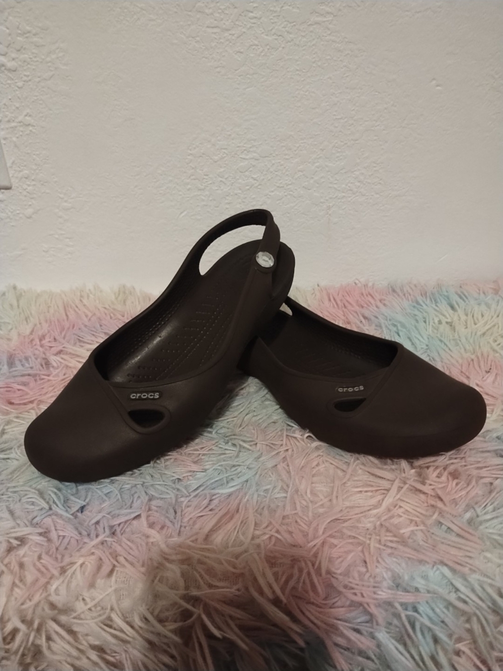Crocs Women’s Brown Slingback Flats